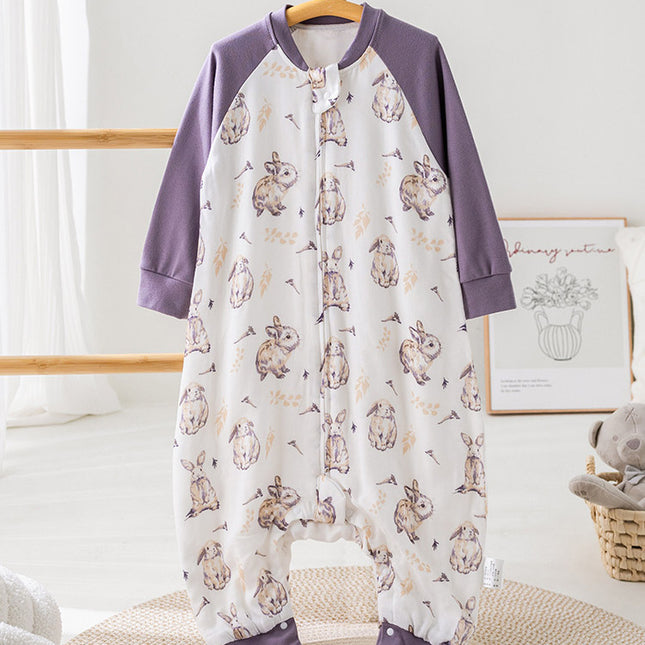 Long-Sleeve Romper Pajamas