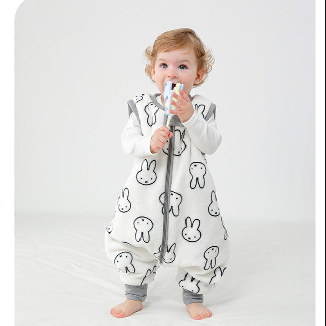 Baby Fleece Sleeveless Romper "Winter Wondersuit"