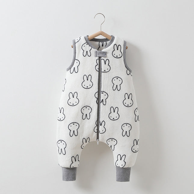 Baby Fleece Sleeveless Romper "Winter Wondersuit"