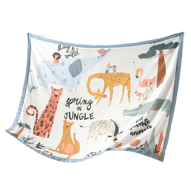 Whimsical Print Summer Blanket